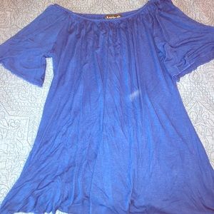 Blue Maternity Shirt